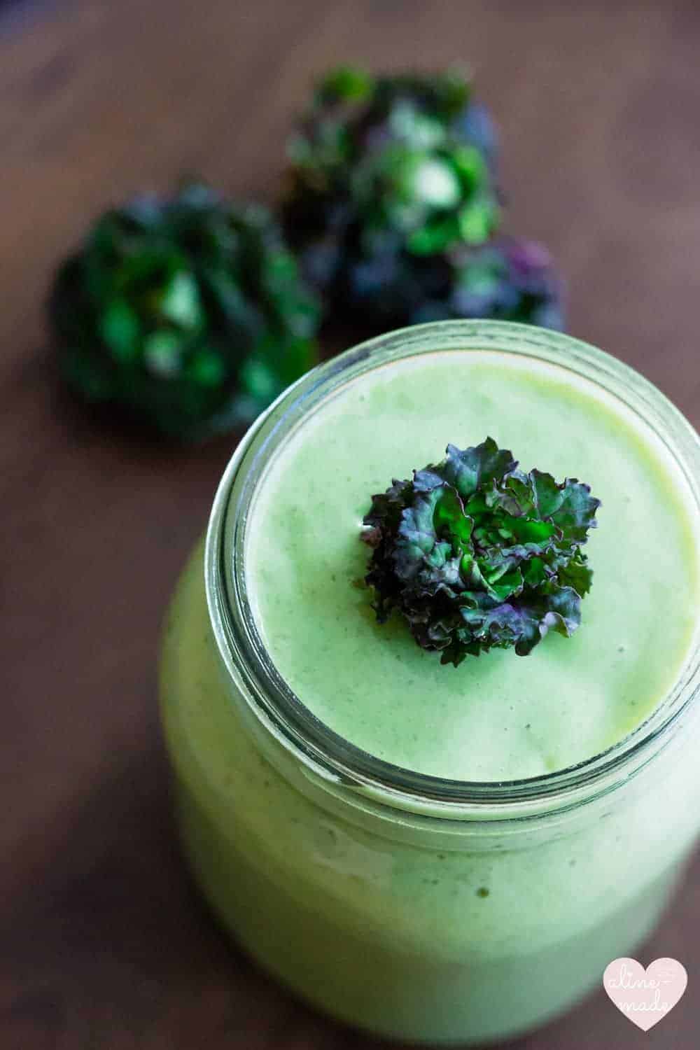 Smoothie with Flower Sprouts