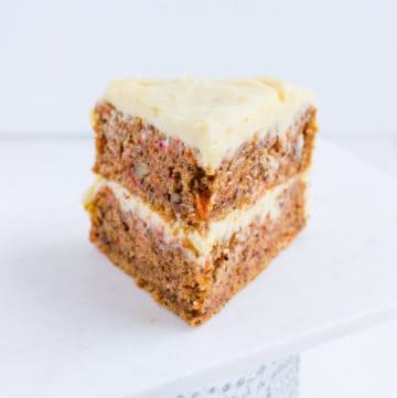 Carrot Cake with Cream Cheese Frosting Inside