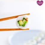 veganes sushi mit reispapier pinterest