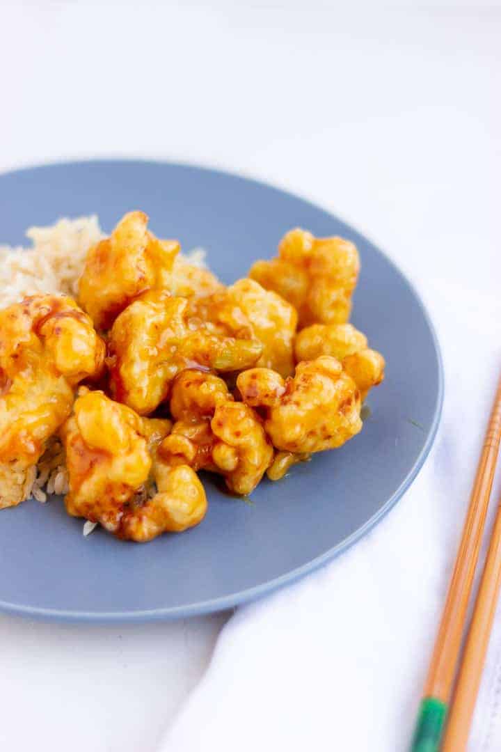 Crispy Orange Cauliflower 