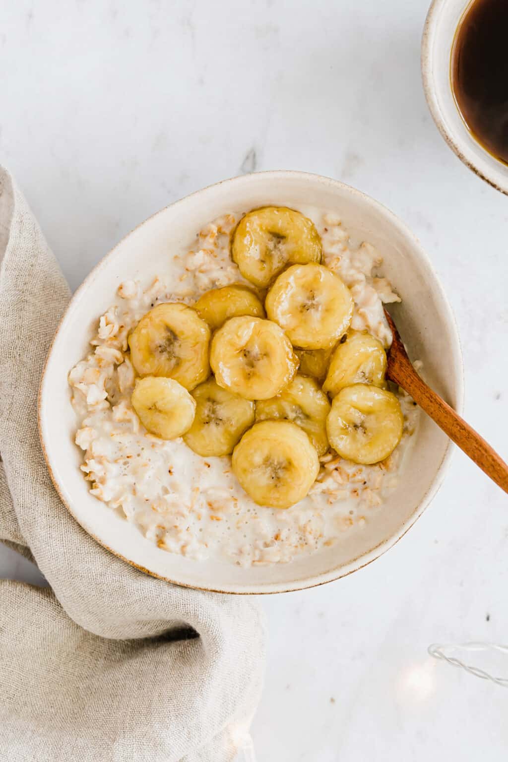 Banana Oatmeal Recipe - Healthy Power Breakfast | Aline Made