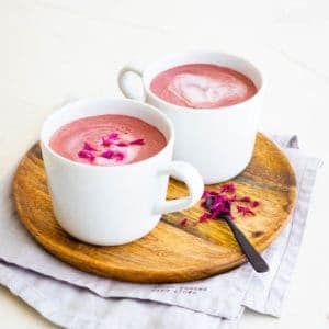 creamy vegan beetroot latte recipe