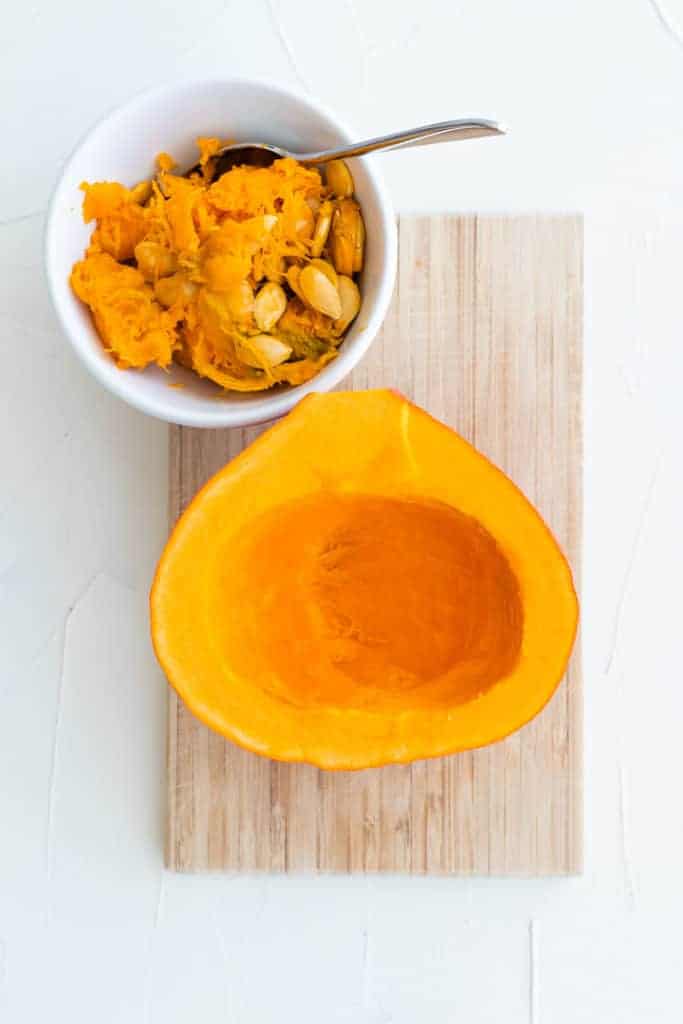 how to make pumpkin puree step 2