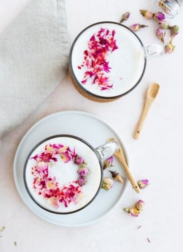 rose black tea latte recipe