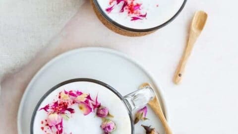 Rose Tea Latte Recipe Aline Made