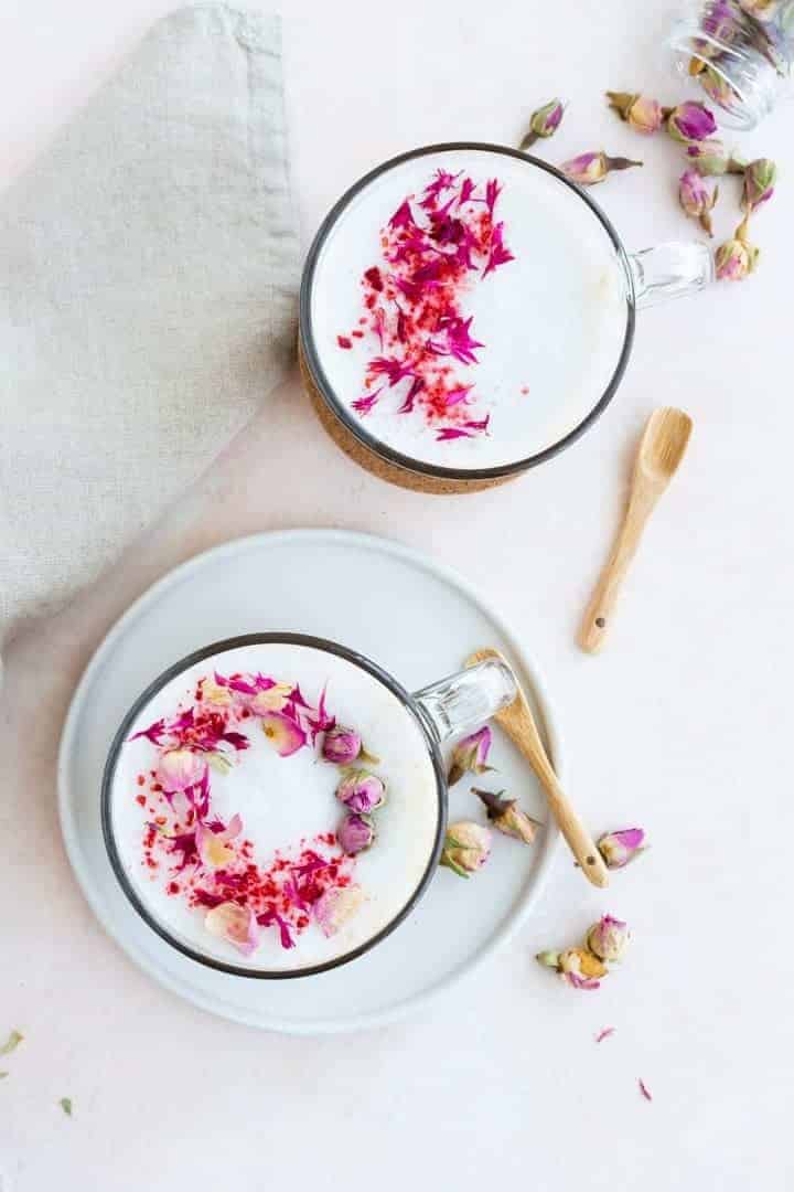 Rose Tea Latte