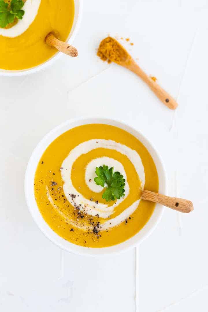 vegan potato soup recipe with leek and carrots