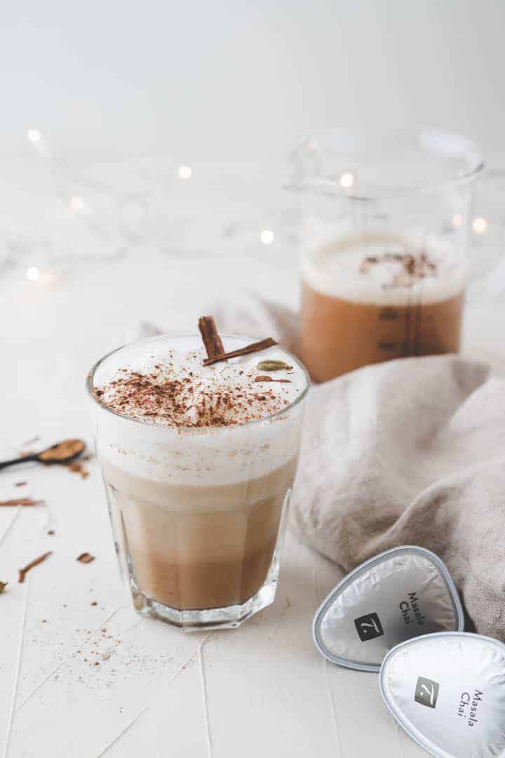 Homemade Chai Tea Latte with Almond Milk