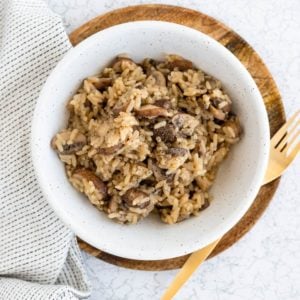 one pot mushroom rice recipe