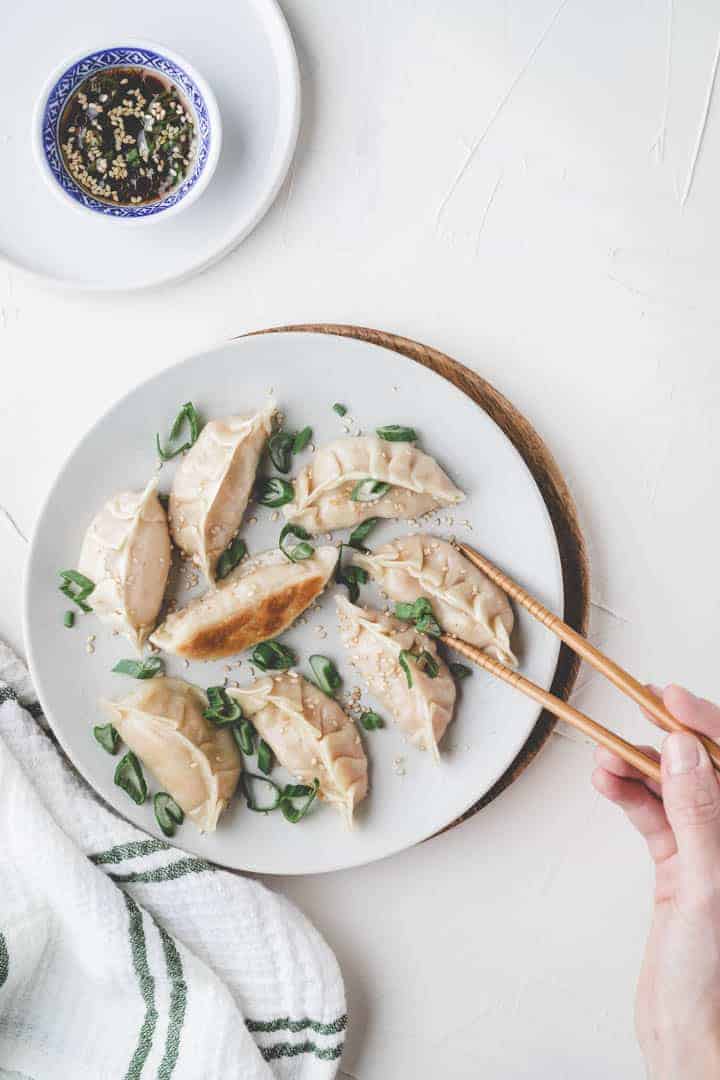 Vegan Dumplings with Tofu