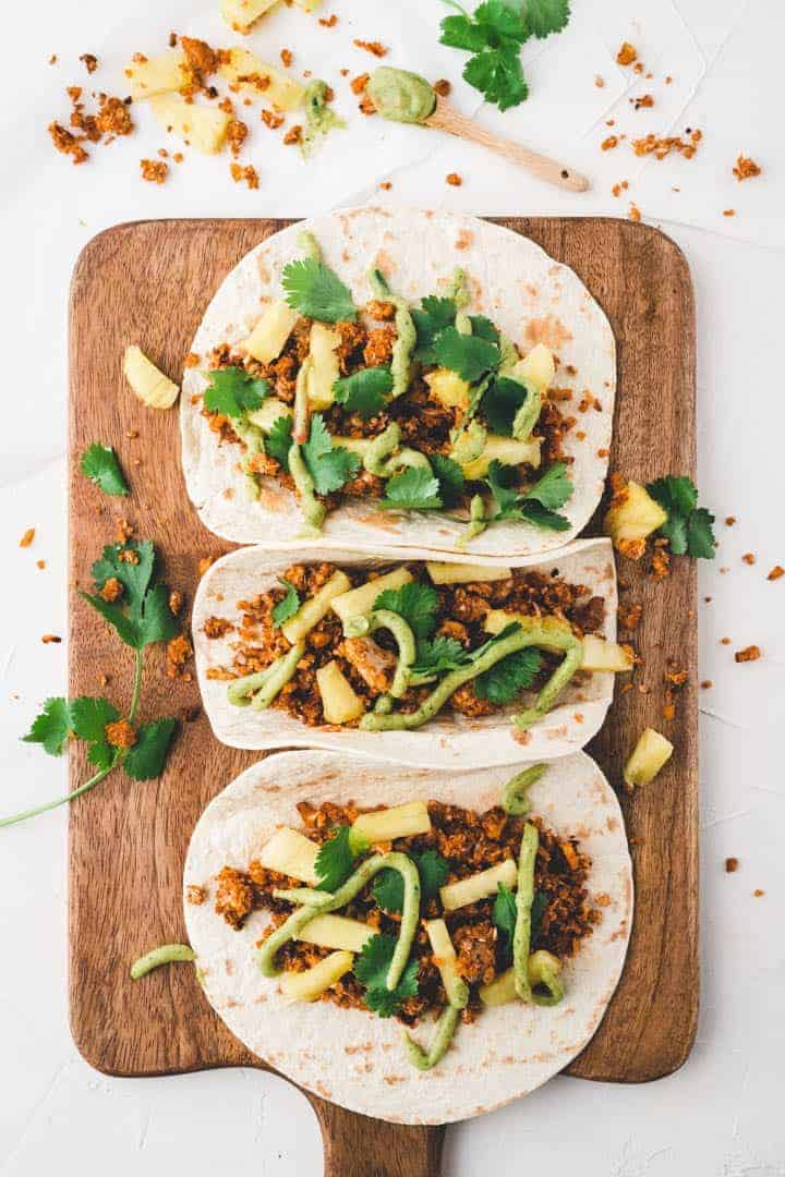 Vegan Tacos Al Pastor | Aline Made