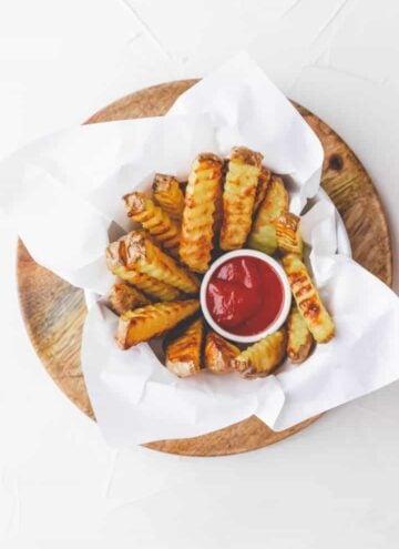 homemade baked french fries