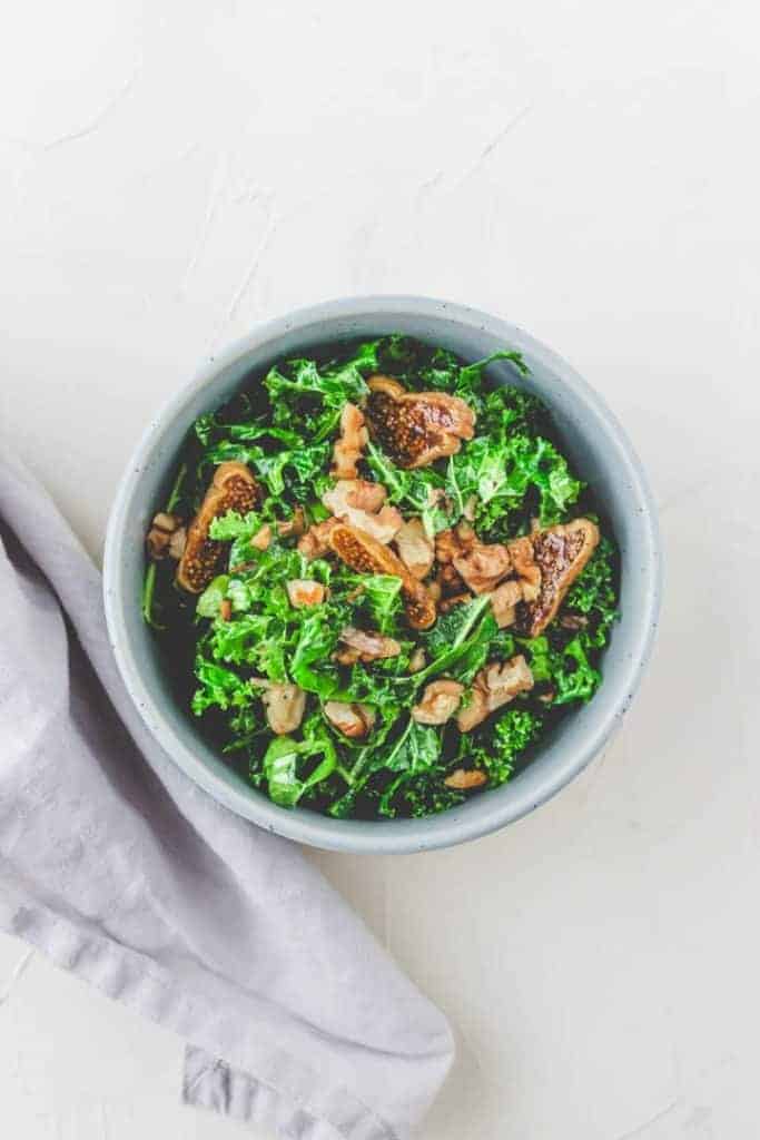 vegan kale salad