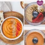 roasted red pepper hummus