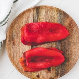 How To Roast Red Peppers