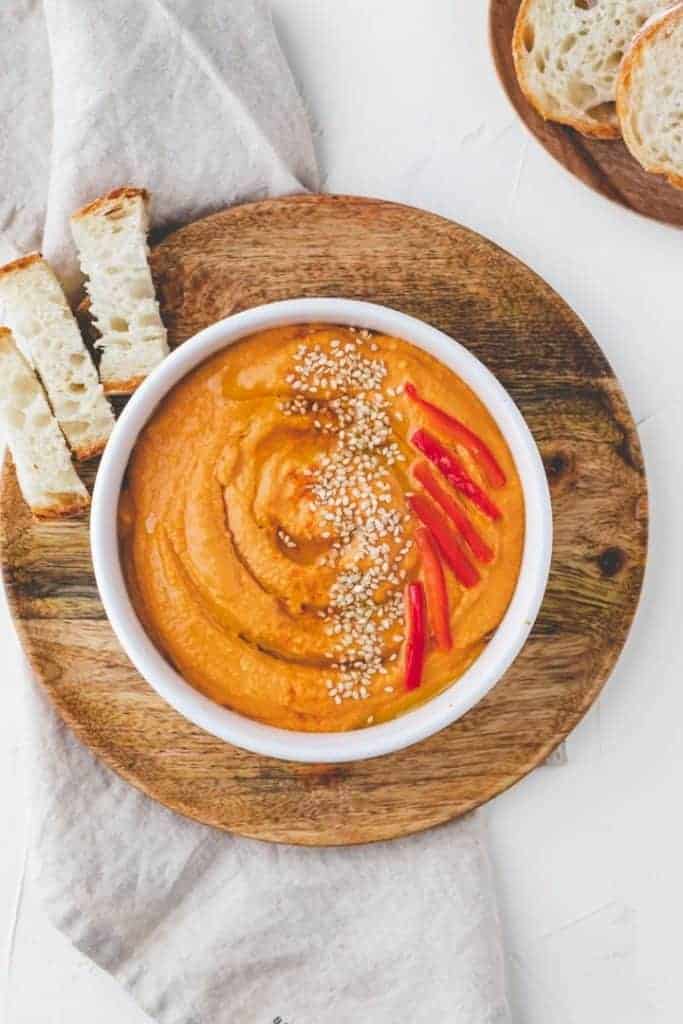 Roasted Red Pepper Hummus