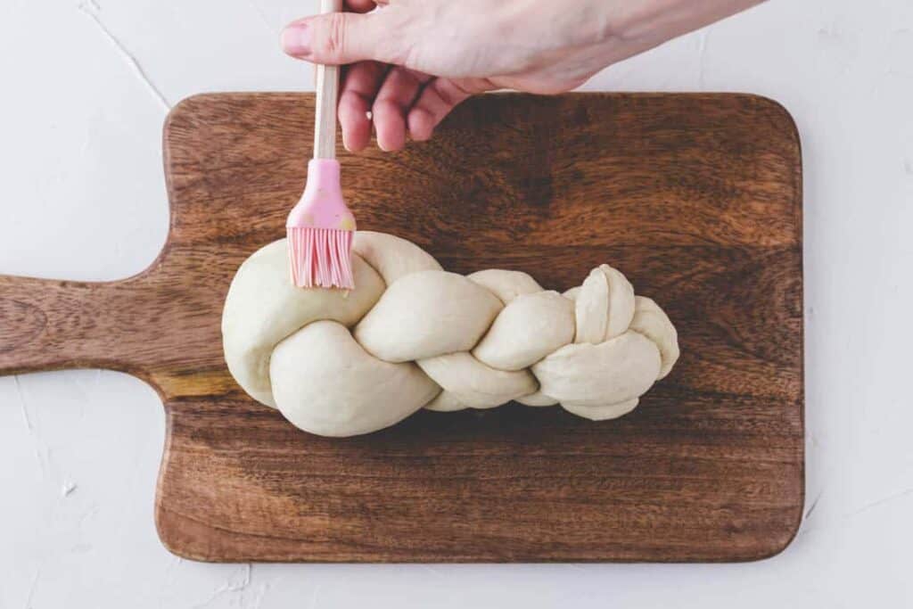 Vegan Zopf Bread - Swiss Braided Bread - step 7