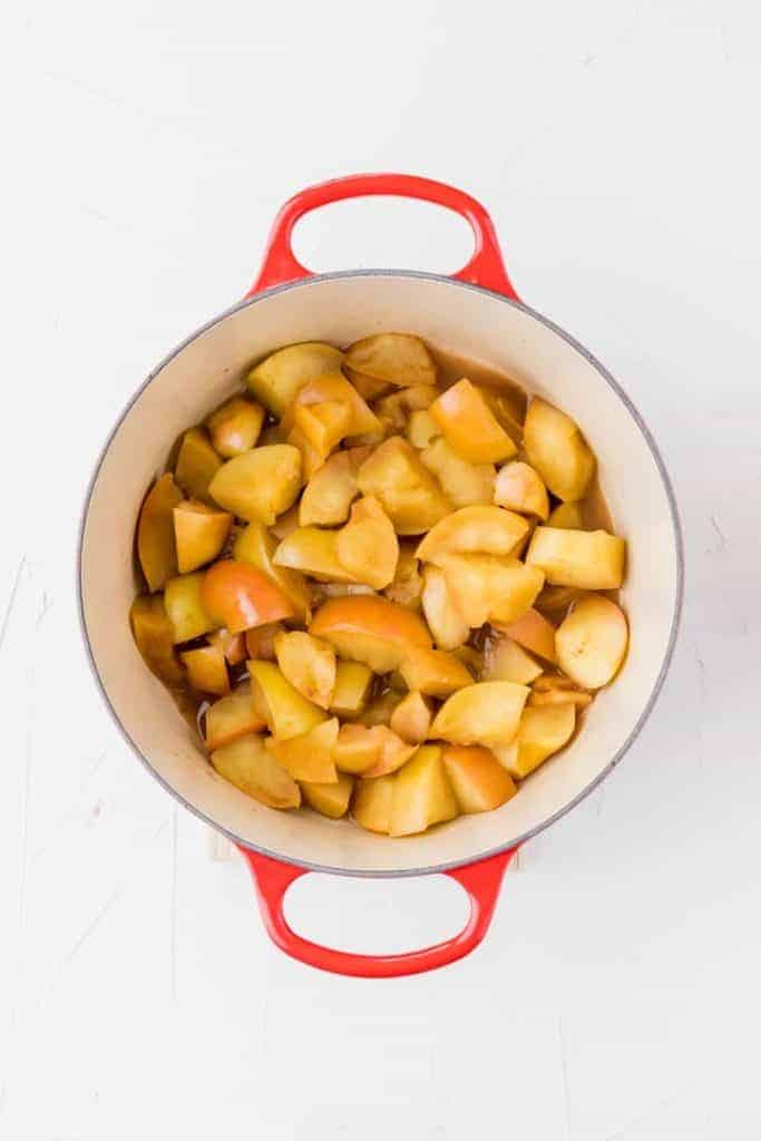 how to make homemade applesauce step 2