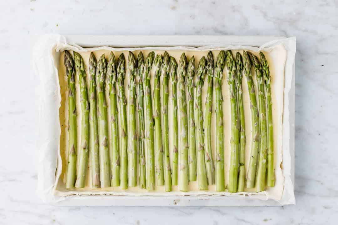 asparagus tart recipe step 5