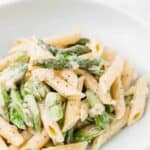 asparagus alfredo pasta