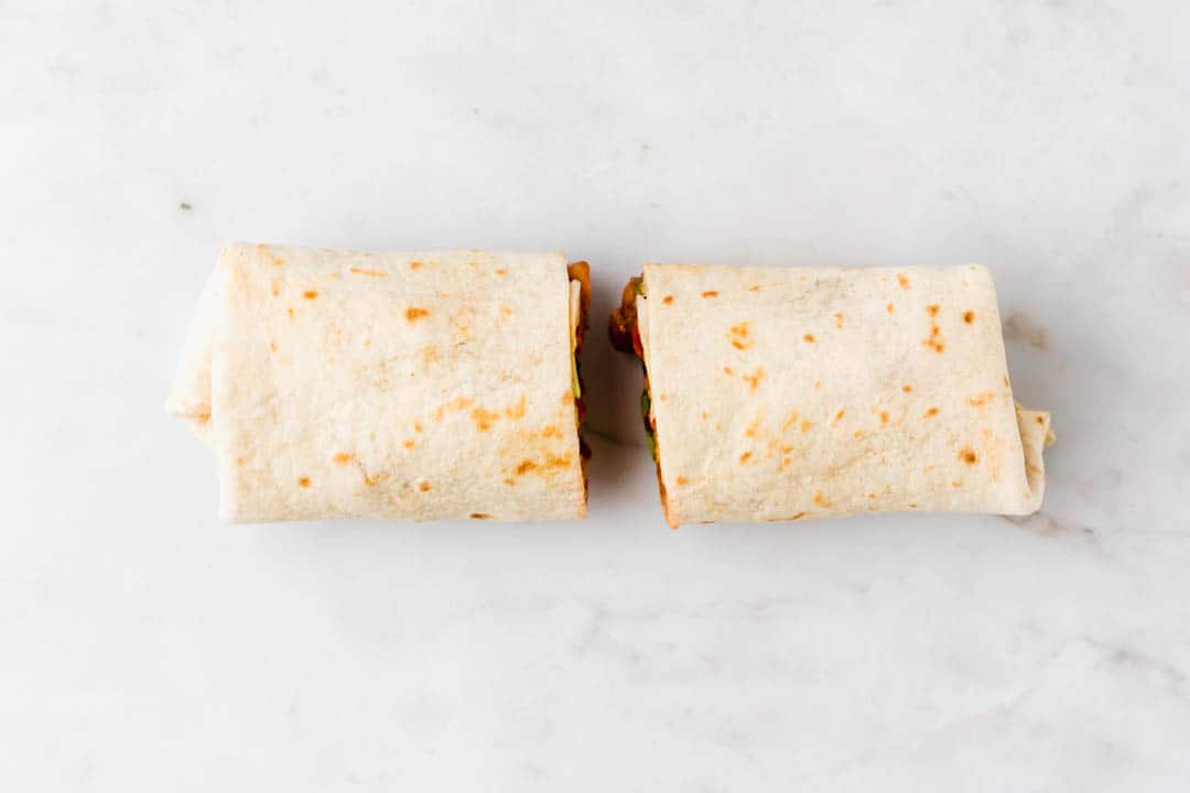 tortilla wraps aufrollen schritt 5