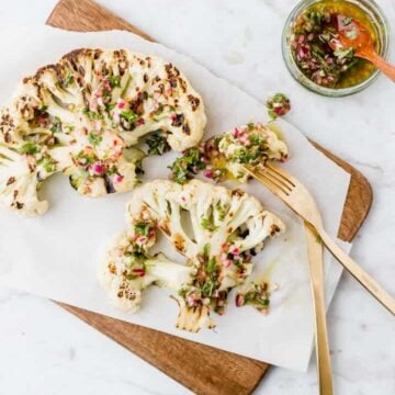 grilled cauliflower steaks