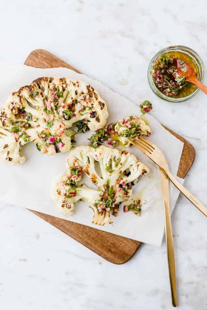 Grilled Cauliflower Steaks