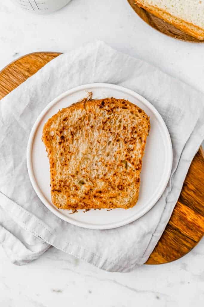 french toast served on a white plate