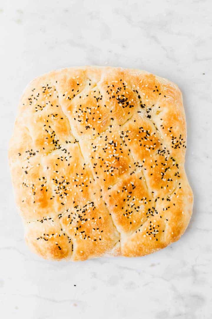 Turkish Pide Bread (No Knead)