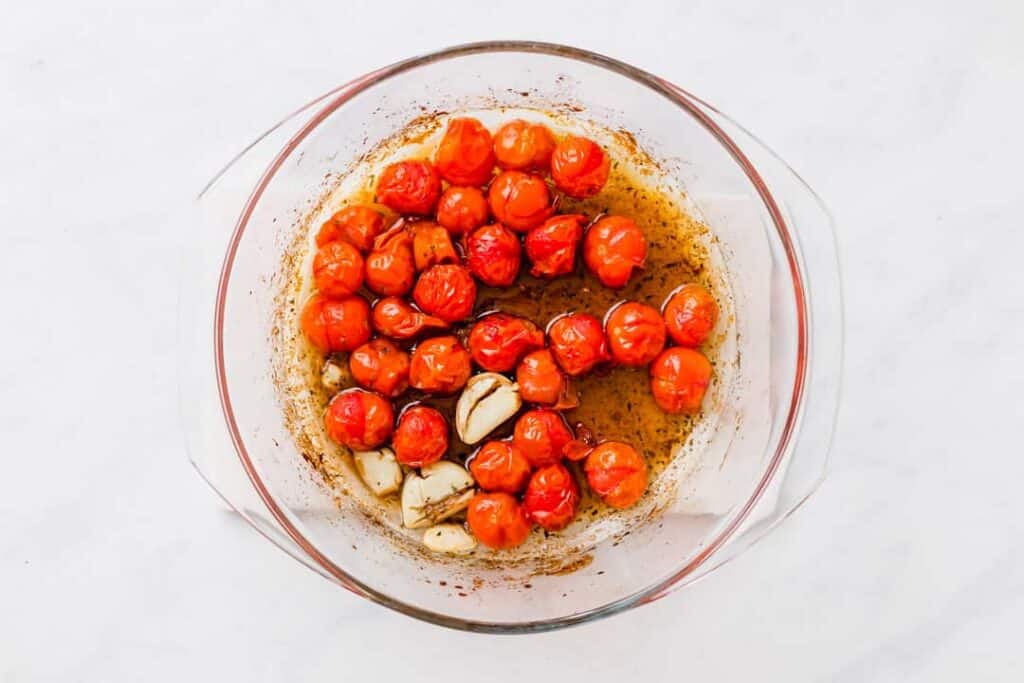 roasted cherry tomato pasta recipe step 2