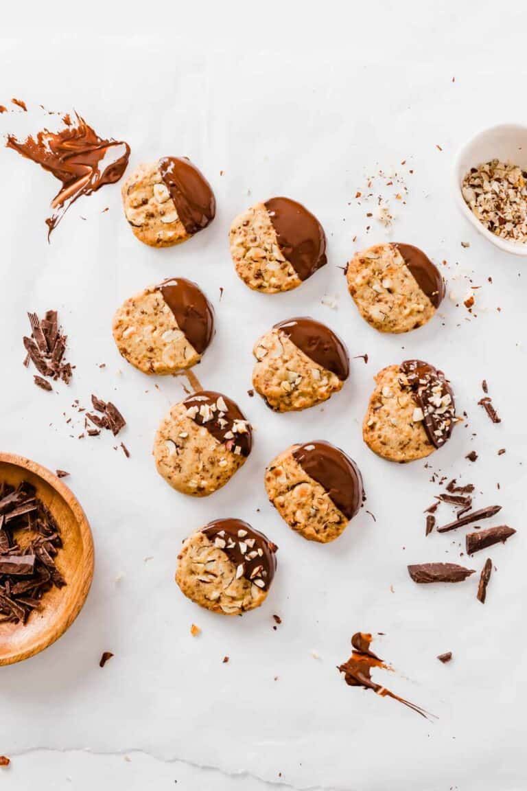 Vegan Hazelnut Slice & Bake Cookies