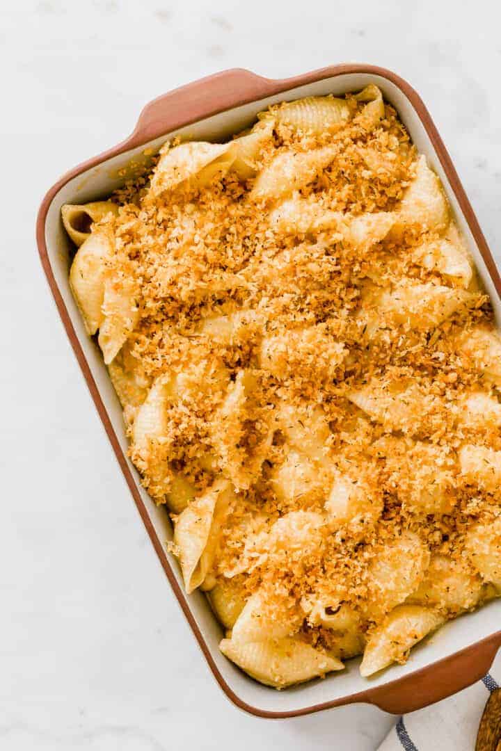 baked vegan mac and cheese