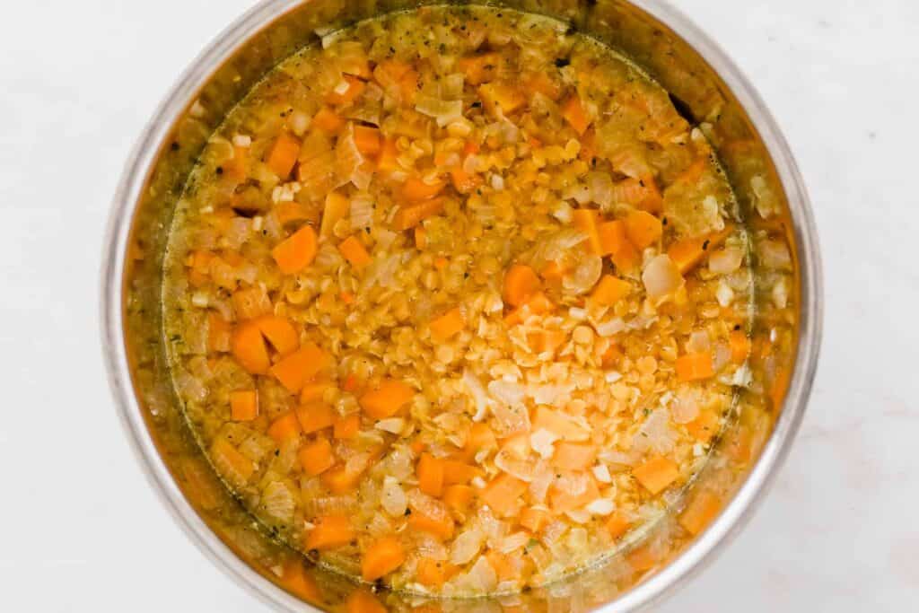 red lentil soup recipe step 5