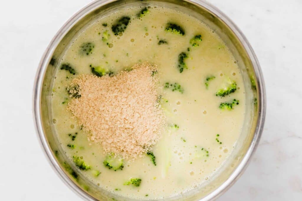 vegan broccoli potato soup recipe step 9