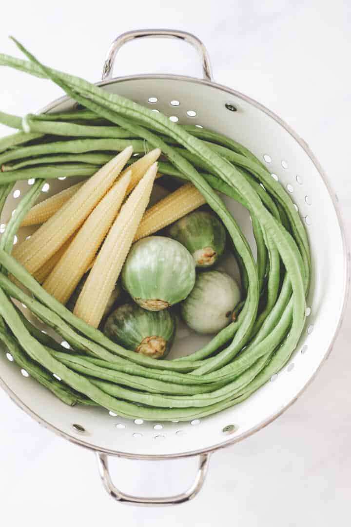 authentic thai vegetables
