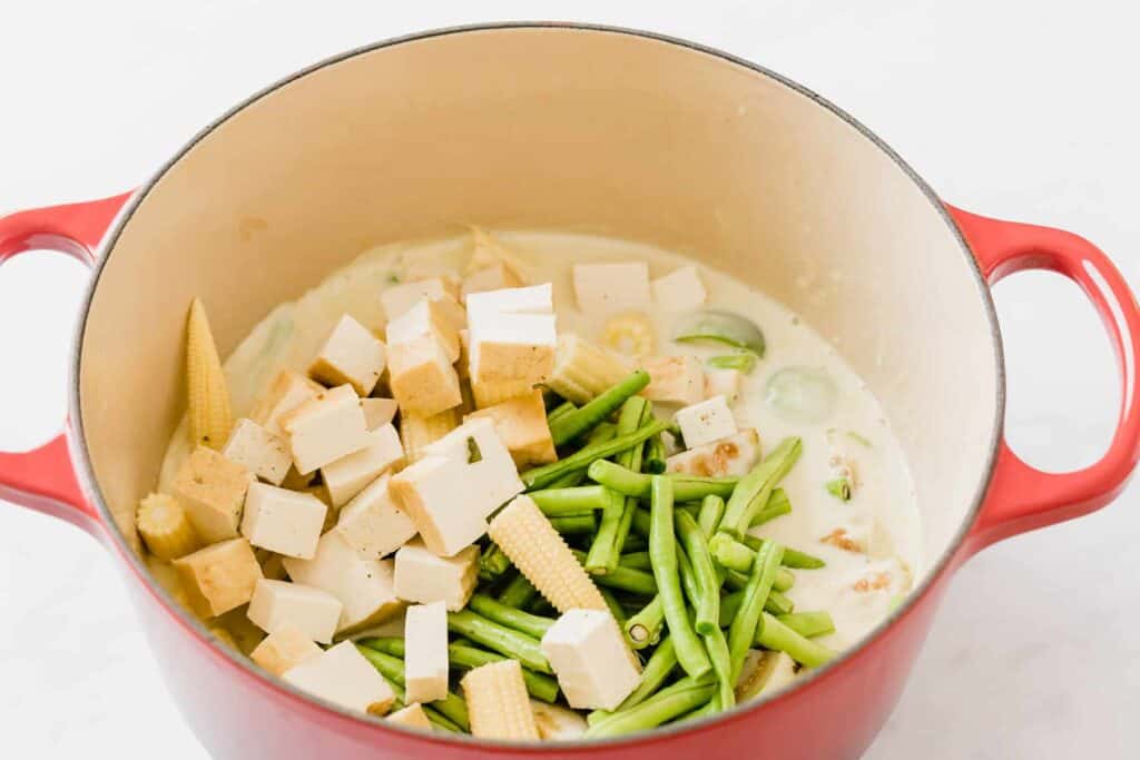 vegan green curry recipe step 5