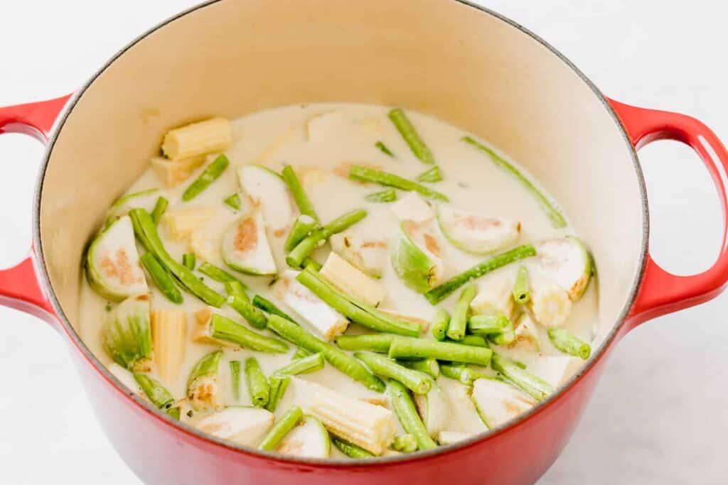 vegan green curry recipe step 6