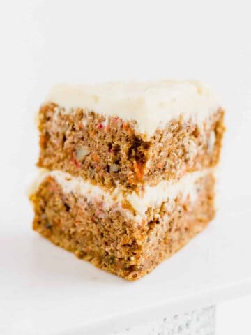 carrot cake with cream cheese frosting
