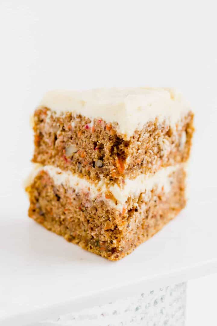 carrot cake with cream cheese frosting