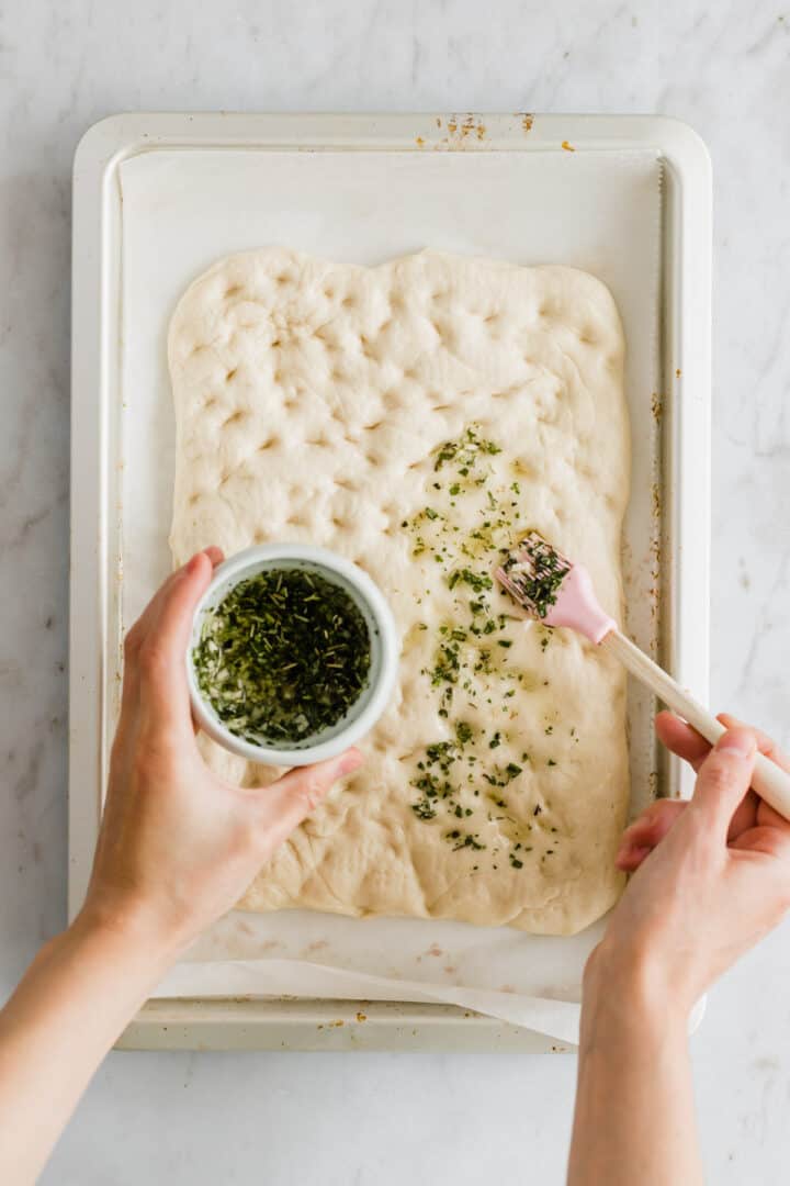 focaccia recipe step 9