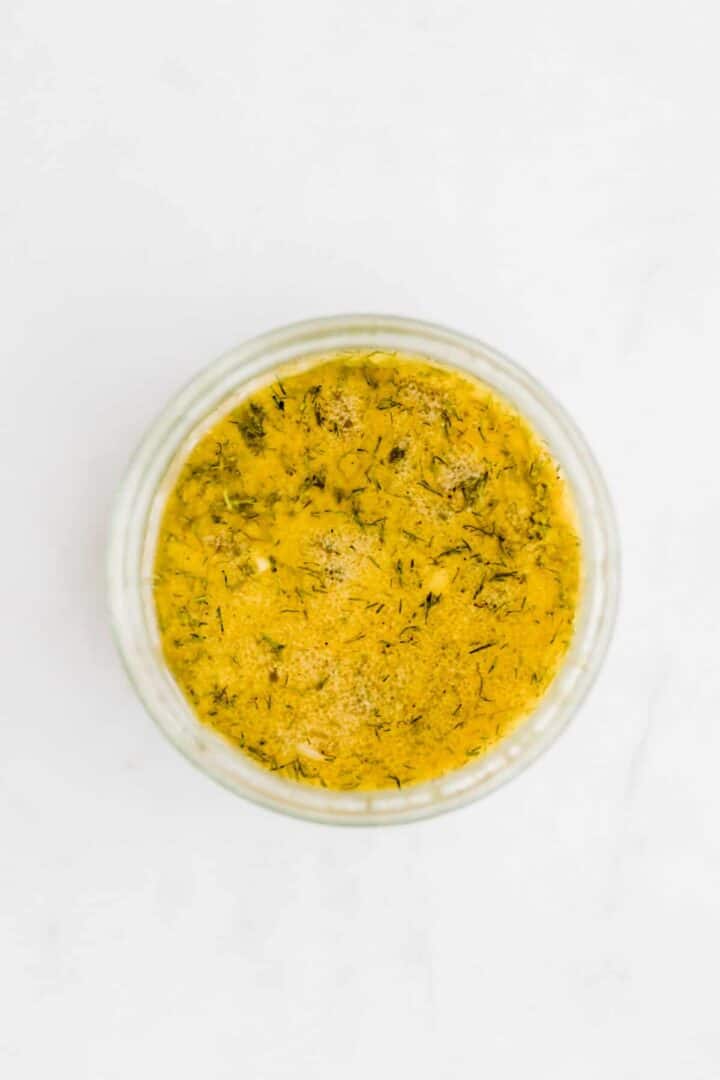 oil vinegar dressing with dill
