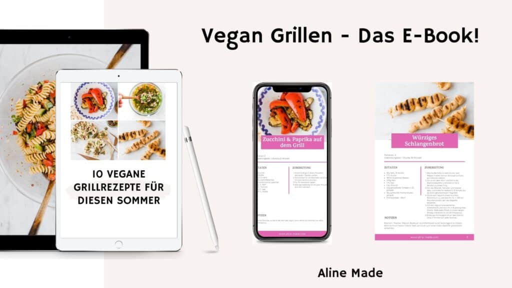 Vegan Grillen - Das E-Book Mockup