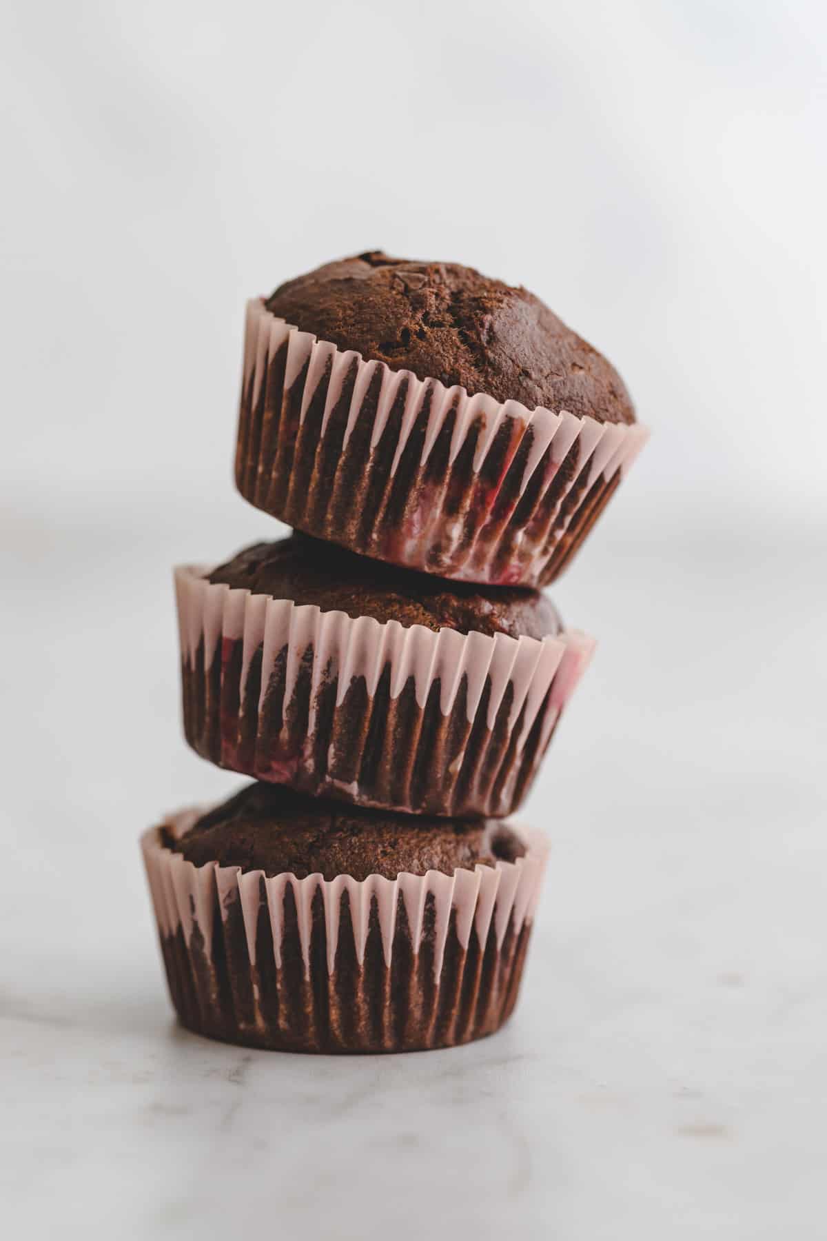 schoko himbeer muffin