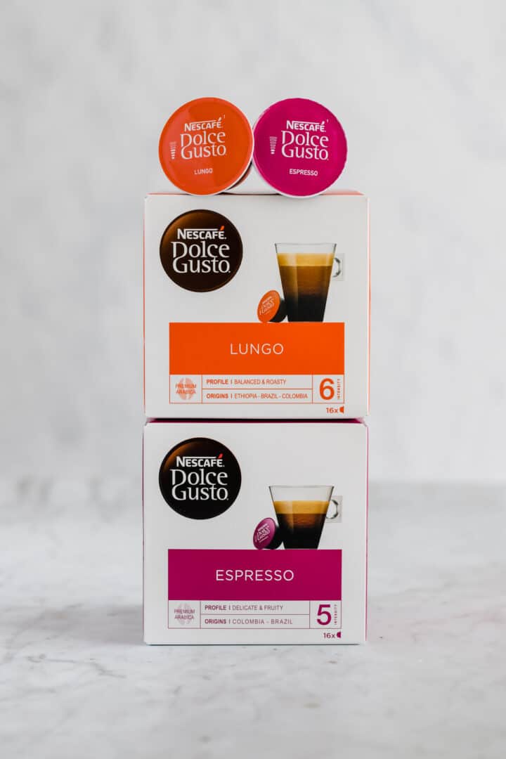 espresso und lungo kapseln von NESCAFÉ Dolce Gusto