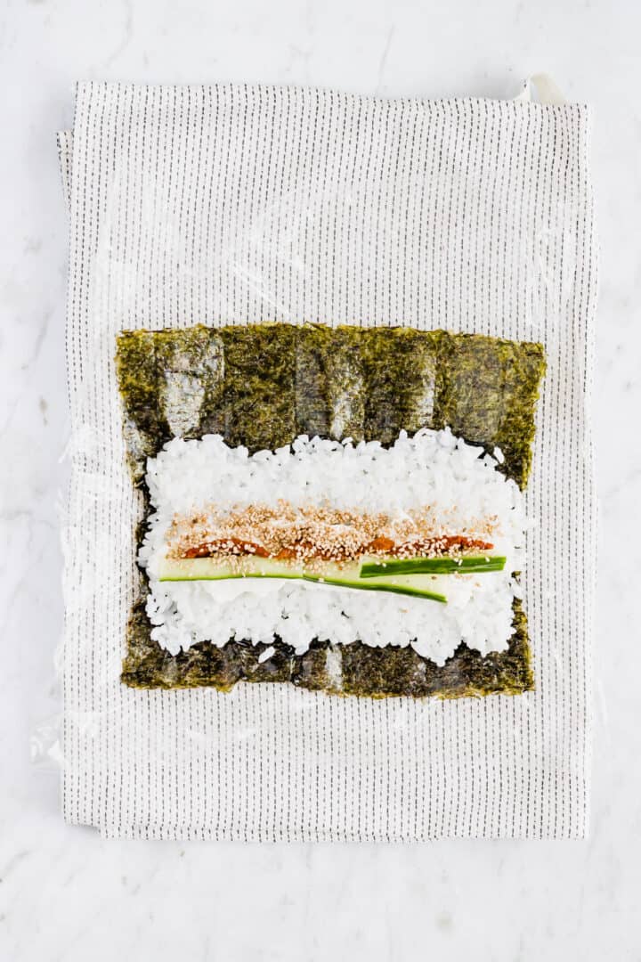 vegan sushi recipe step 5