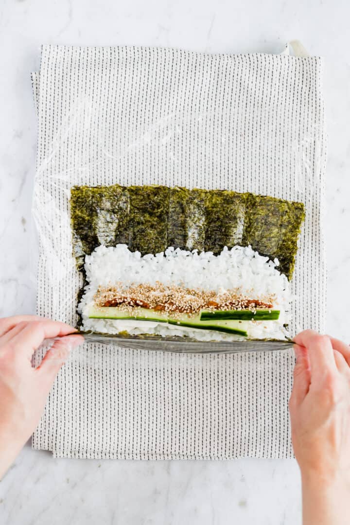 vegan sushi recipe step 6