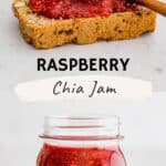 Raspberry Chia Jam Pinterest Pin
