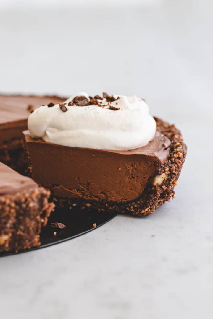 vegan chocolate tart