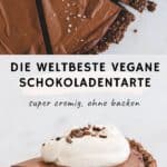 Vegane Schokoladentorte Pinterest Pin