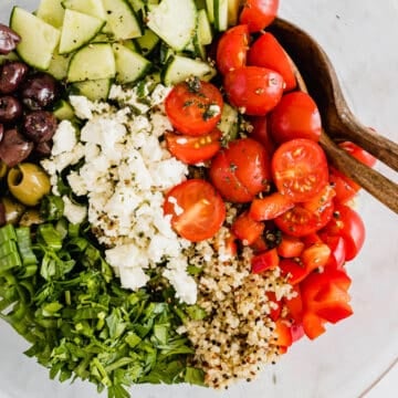 Griechischer Quinoa Salat